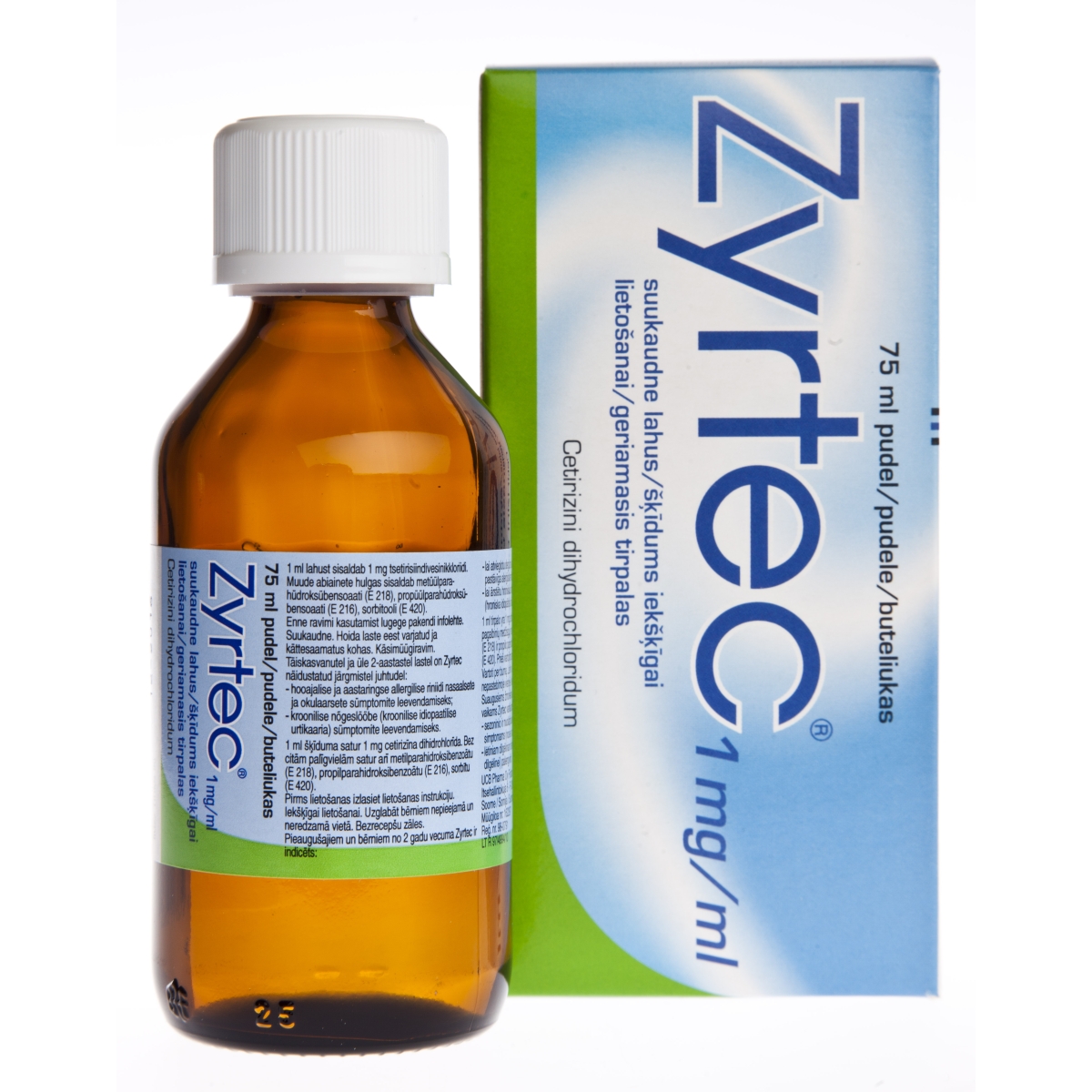ZYRTEC SUUKAUDNE LAHUS 1MG/ML 75ML N1 - Tootepilt