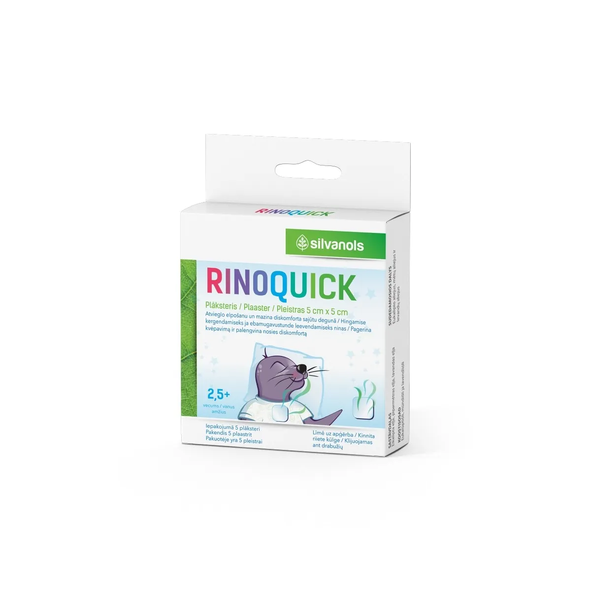 RINOQUICK AROOMIPLAASTER N5 - Tootepilt