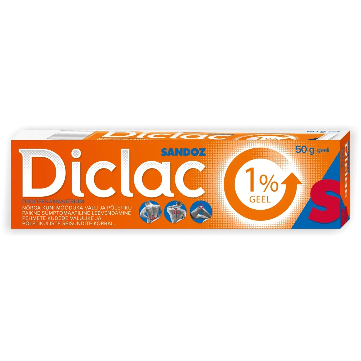 DICLAC GEEL 1% 50G - Tootepilt