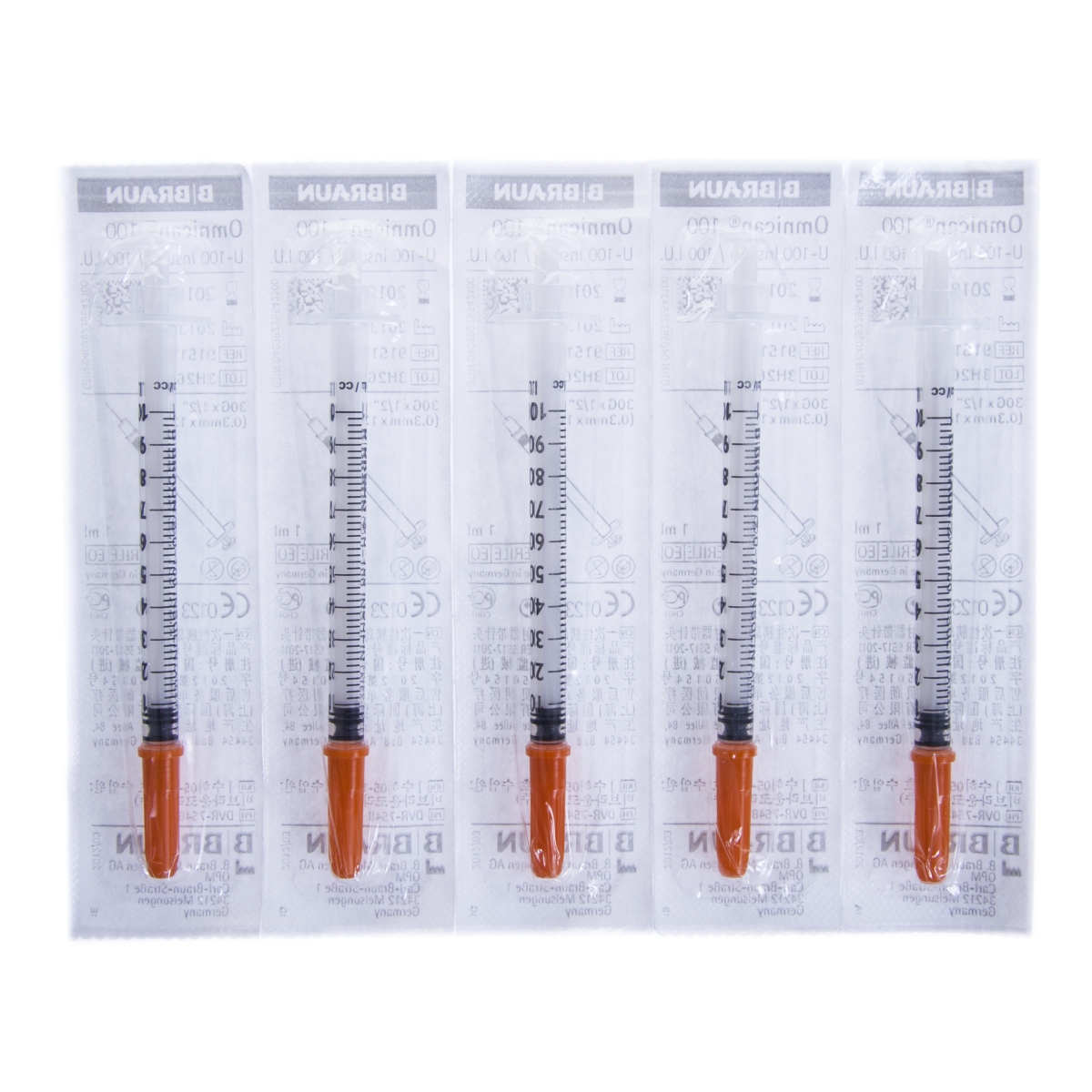 INSULIINISÜSTAL OMNICAN 1ML NÕELAGA (0,30X12MM) N5 - Tootepilt