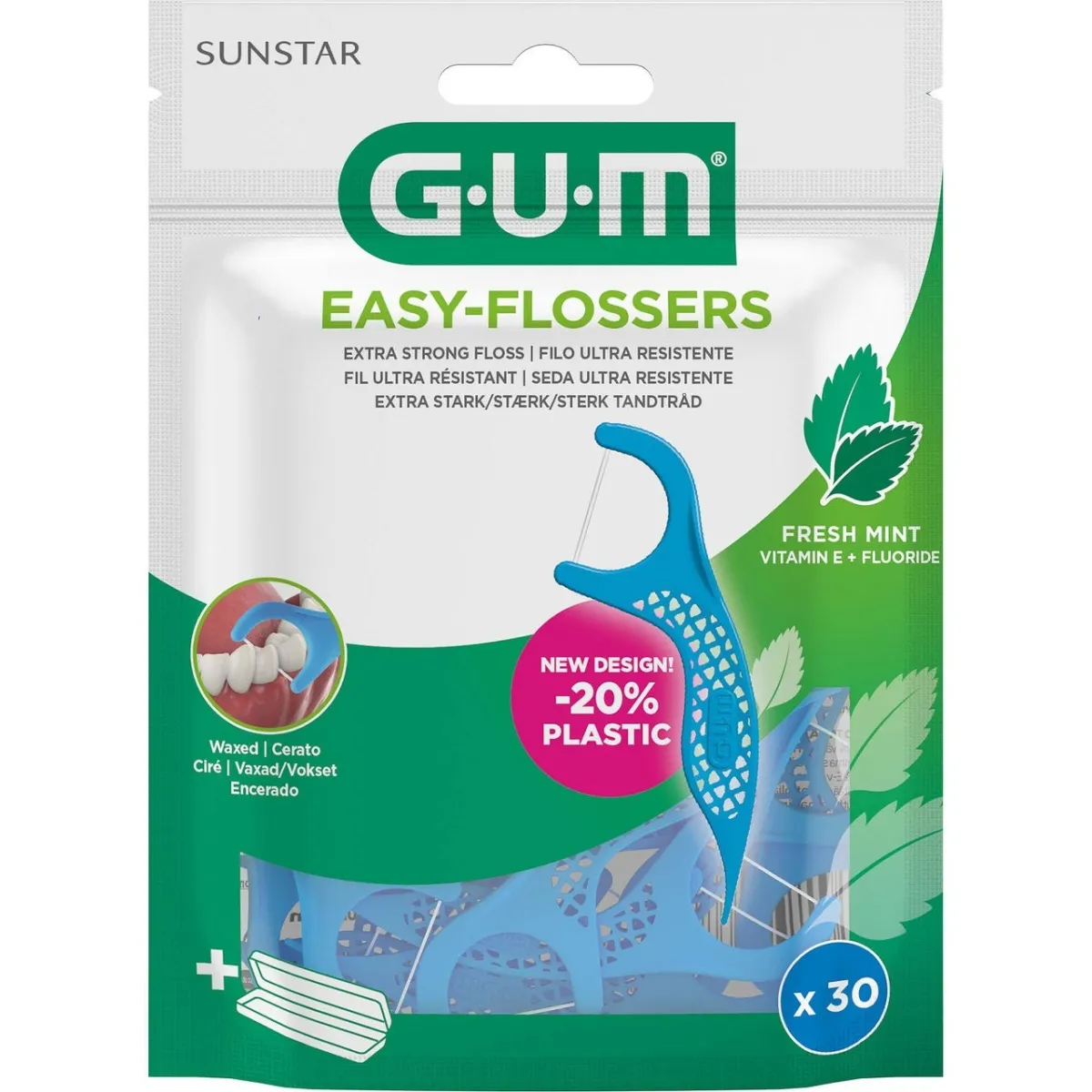 GUM HAMBANIIDID EASY FLOSSERS KAASASKANTAVAD N30 - Tootepilt