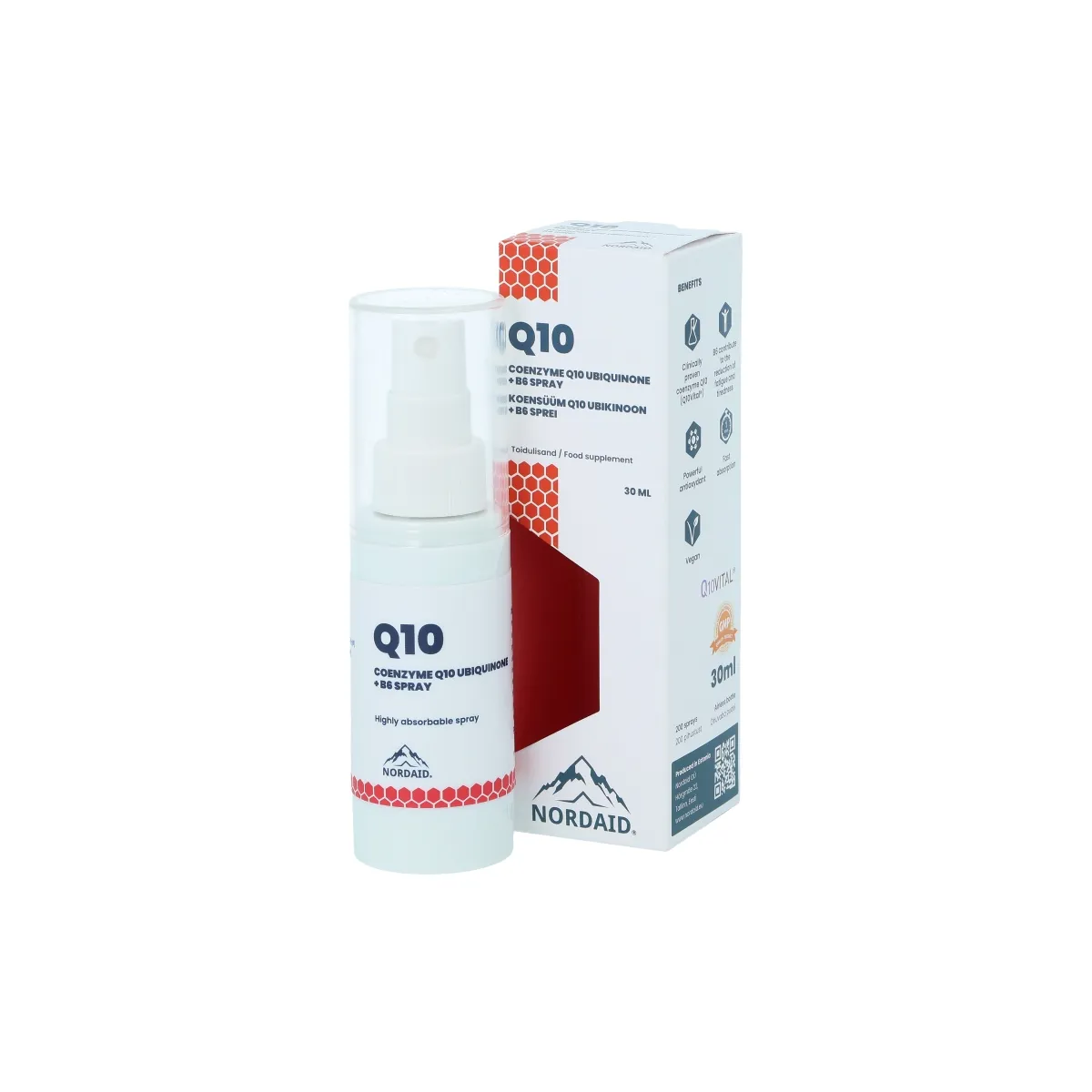 NORDAID Q10 UBIKINOON SPREI 30ML - Tootepilt