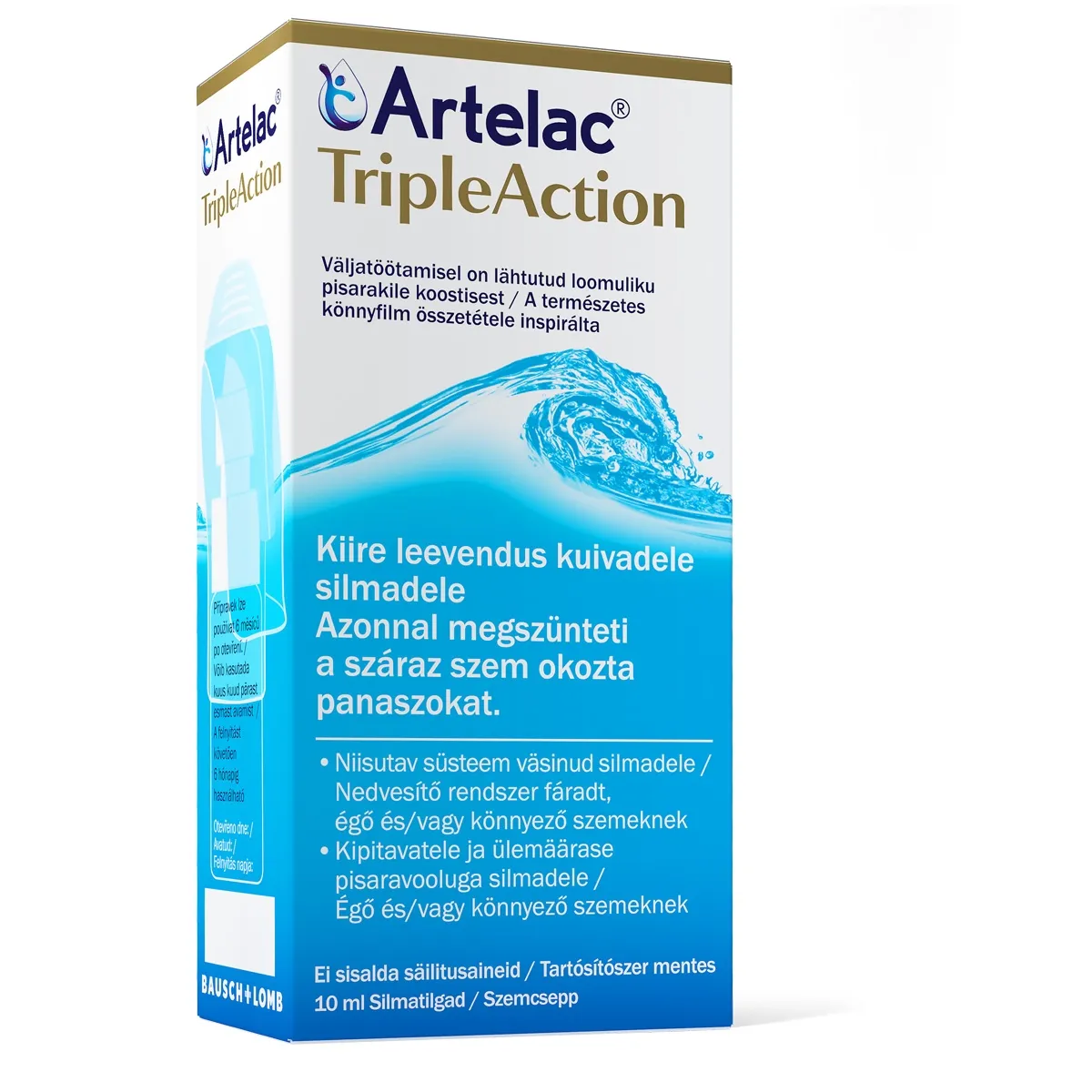 ARTELAC TRIPLEACTION SILMATILGAD 10ML - Tootepilt