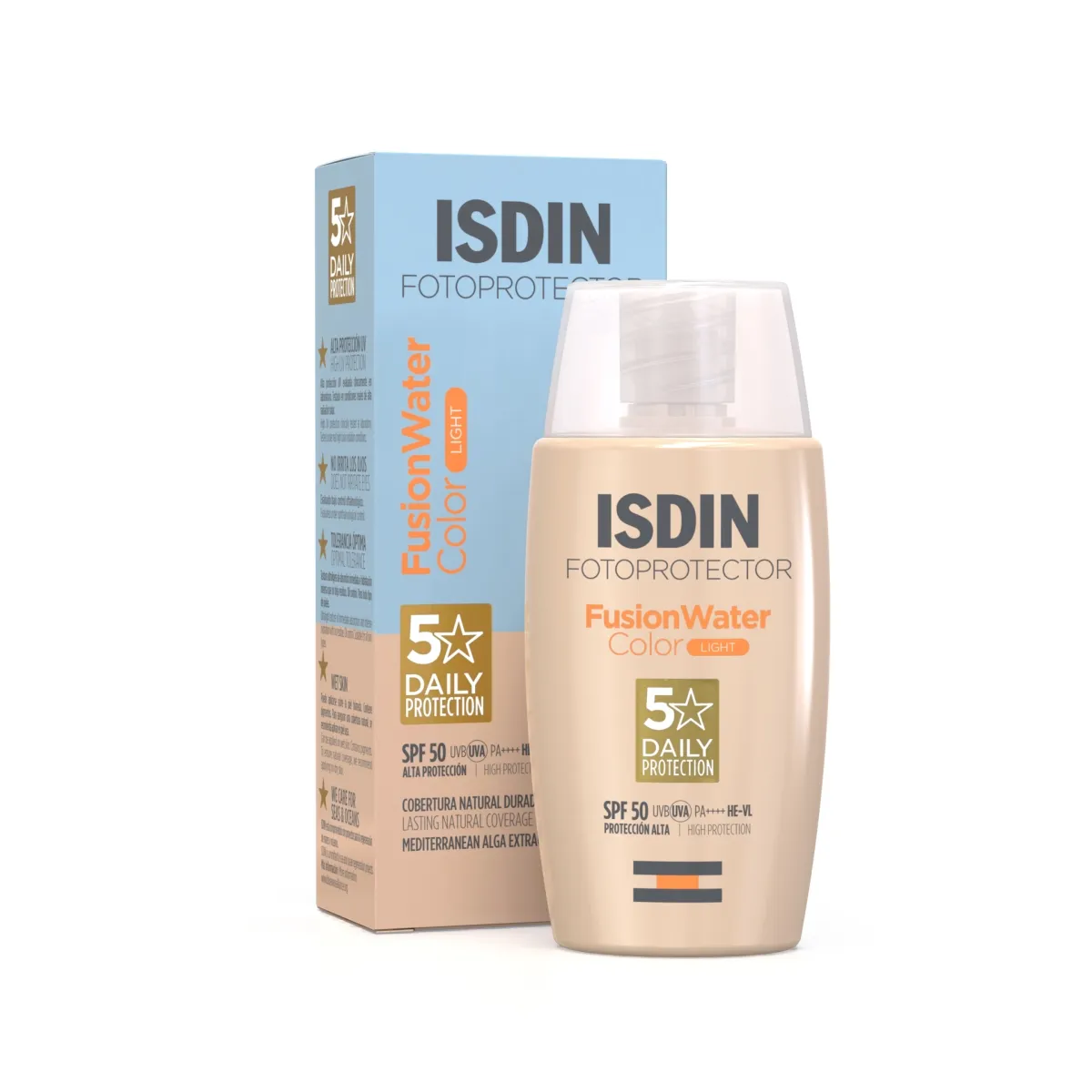 ISDIN SUN PÄIKESEKAITSEEMULSIOON TOONITUD HELE SPF50 50ML - Tootepilt