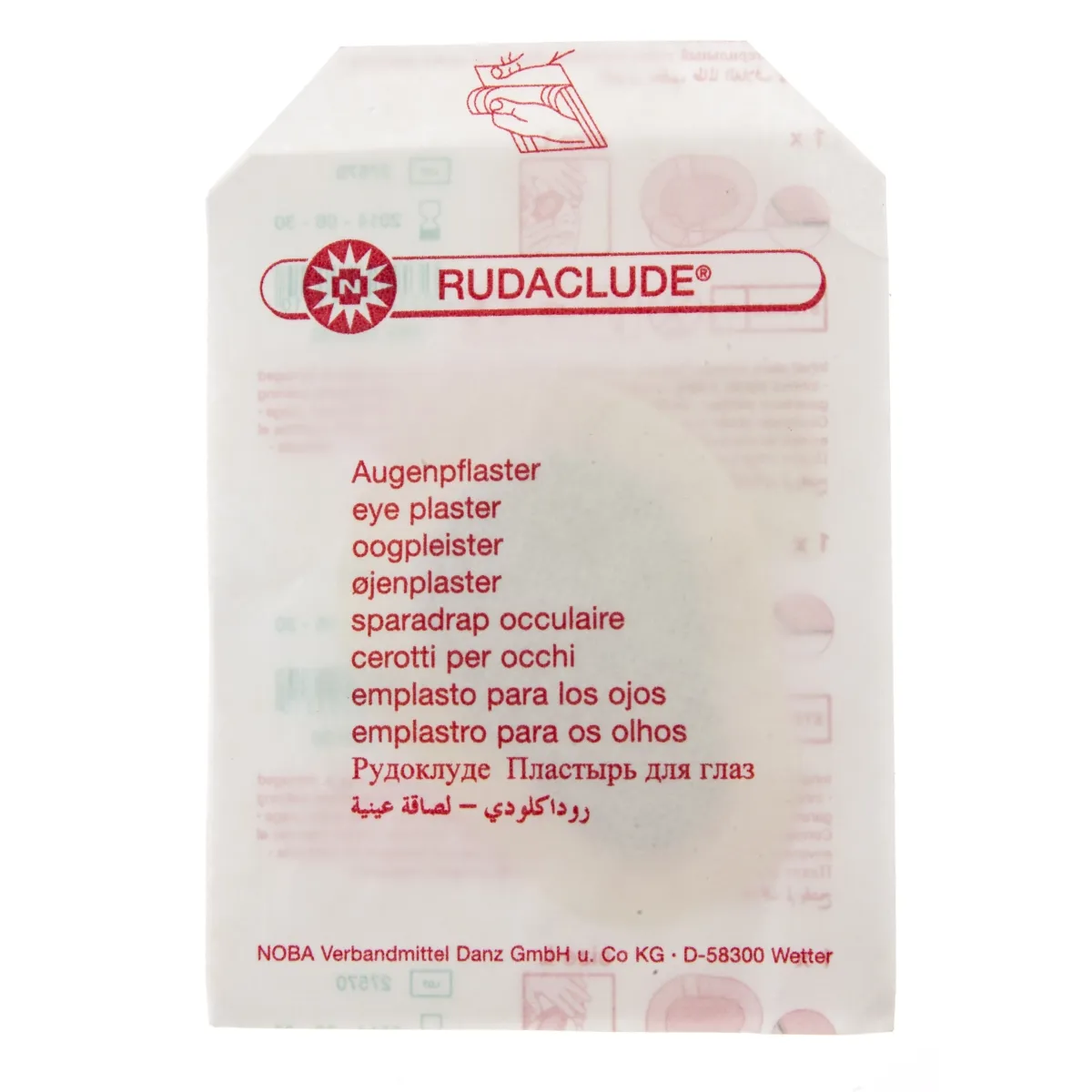 RUDACLUDE SILMAPLAASTER SUUR TÄISKASVANUTELE - Tootepilt