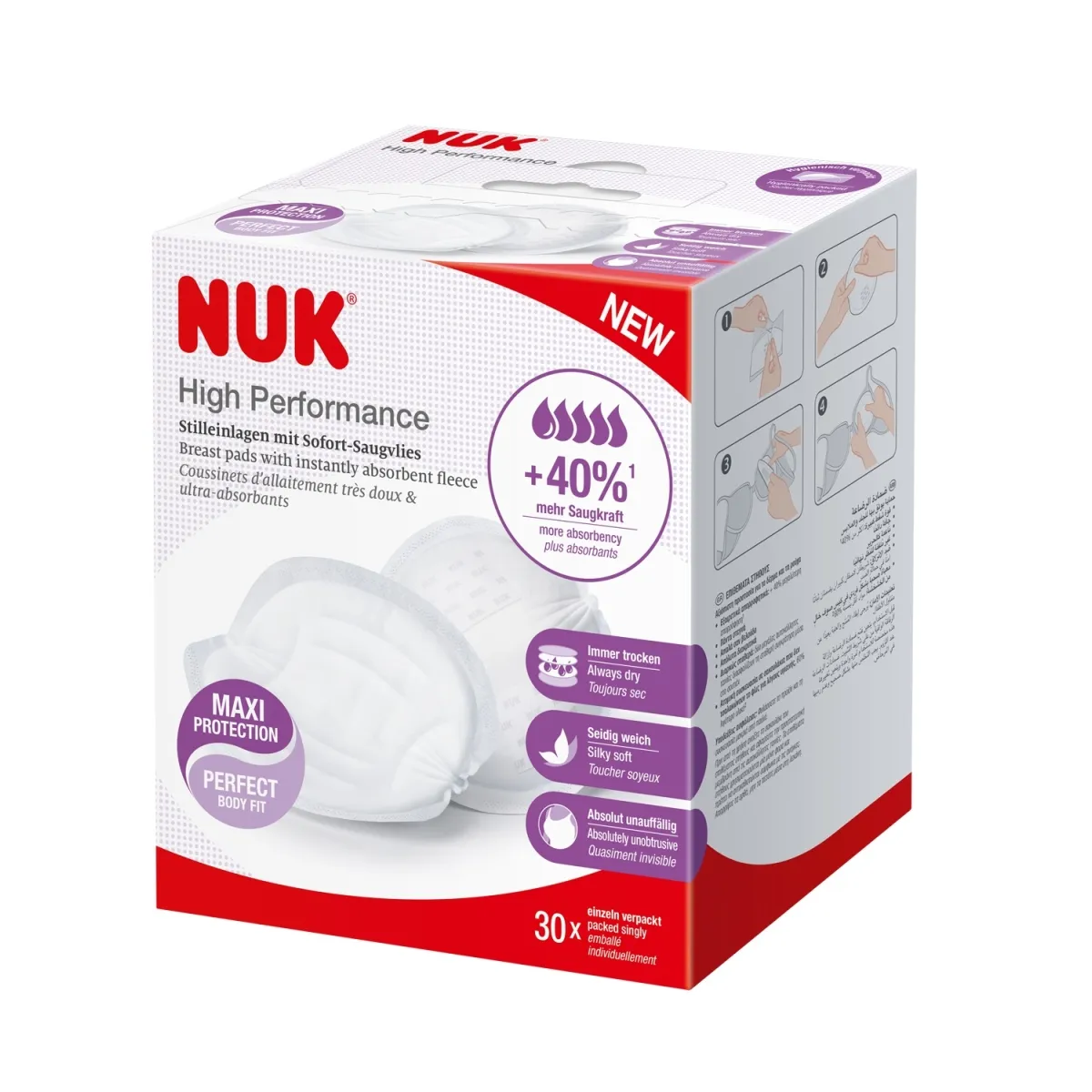 NUK RINNAPADJAD HIGH PERFORMANCE N30 - Tootepilt