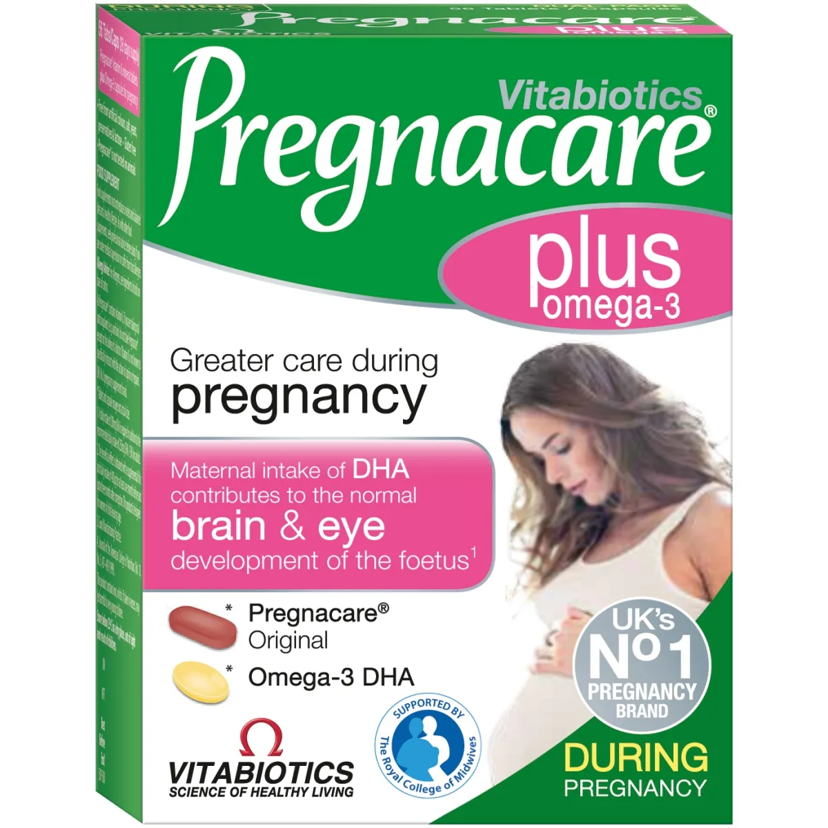 PREGNACARE PLUS OMEGA-3 DUAL PACK N28X2 - Tootepilt