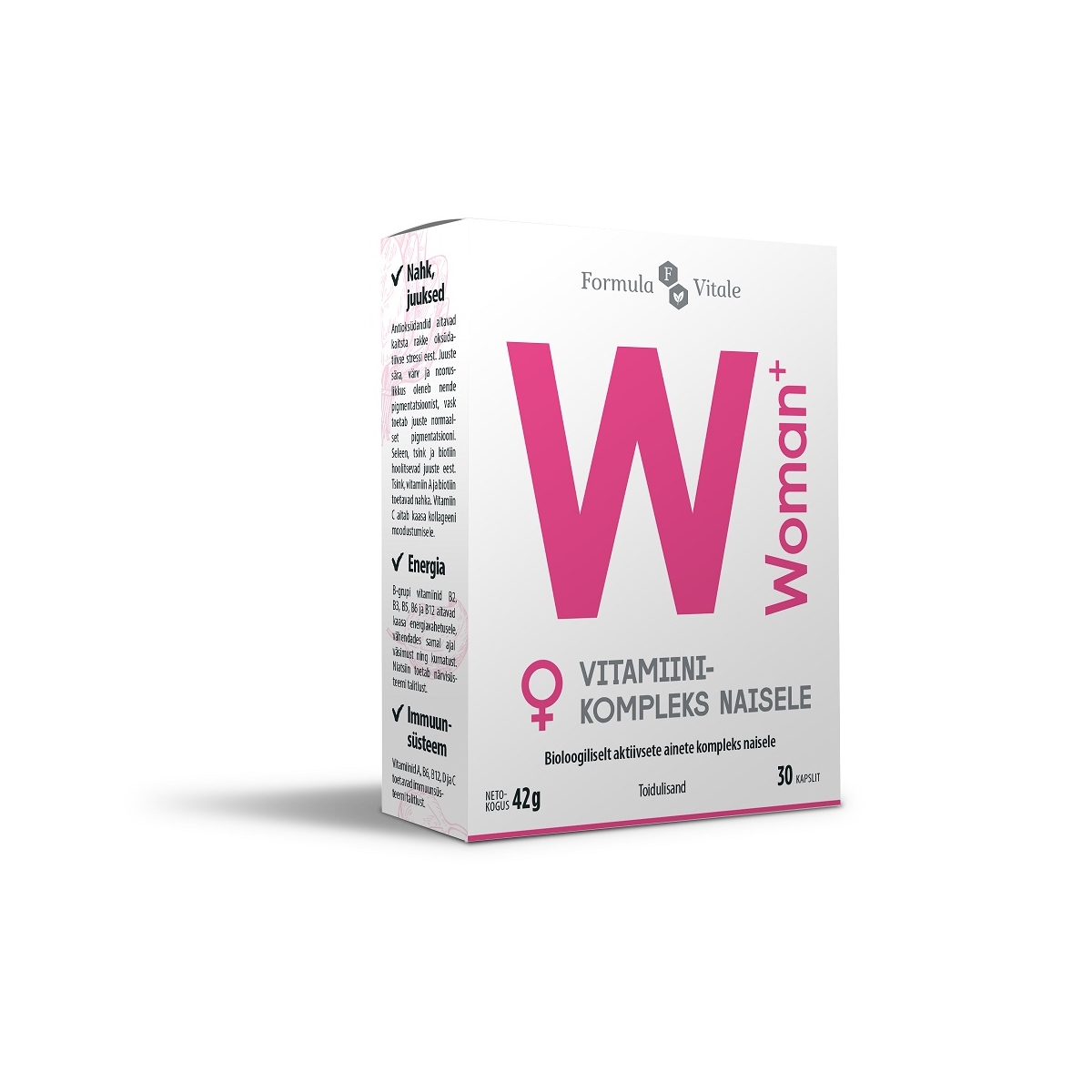 FORMULA VITALE WOMAN+ KAPSLID N30 - Tootepilt
