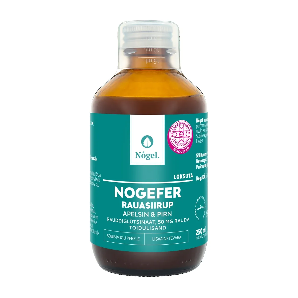 NOGEFER RAUASIIRUP 50MG 250ML - Tootepilt