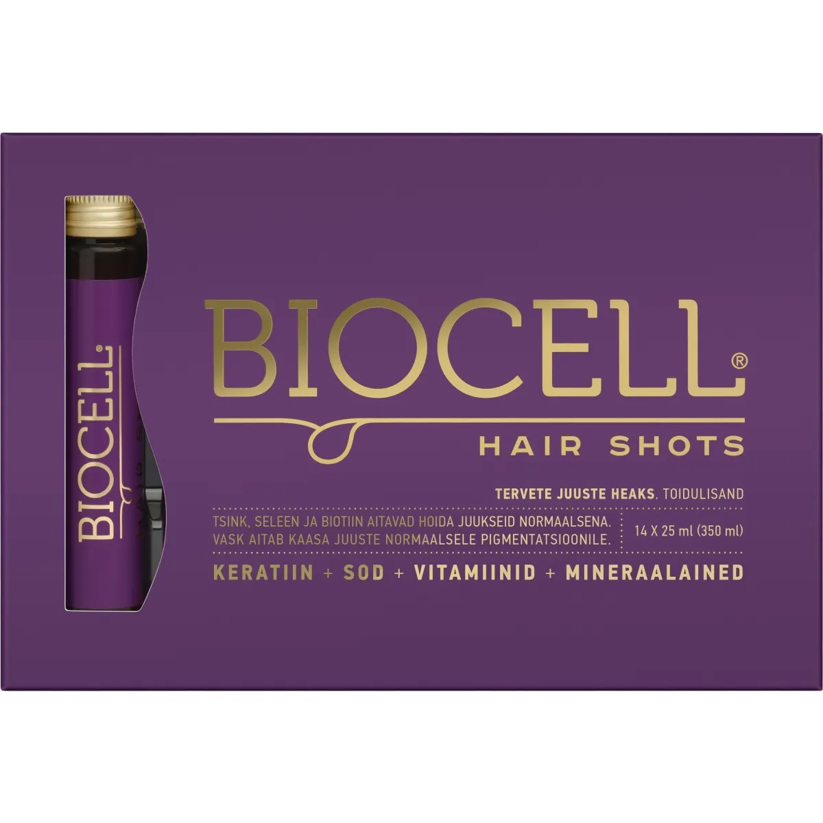 BIOCELL HAIR SHOTS 25ML N14 - Tootepilt 1