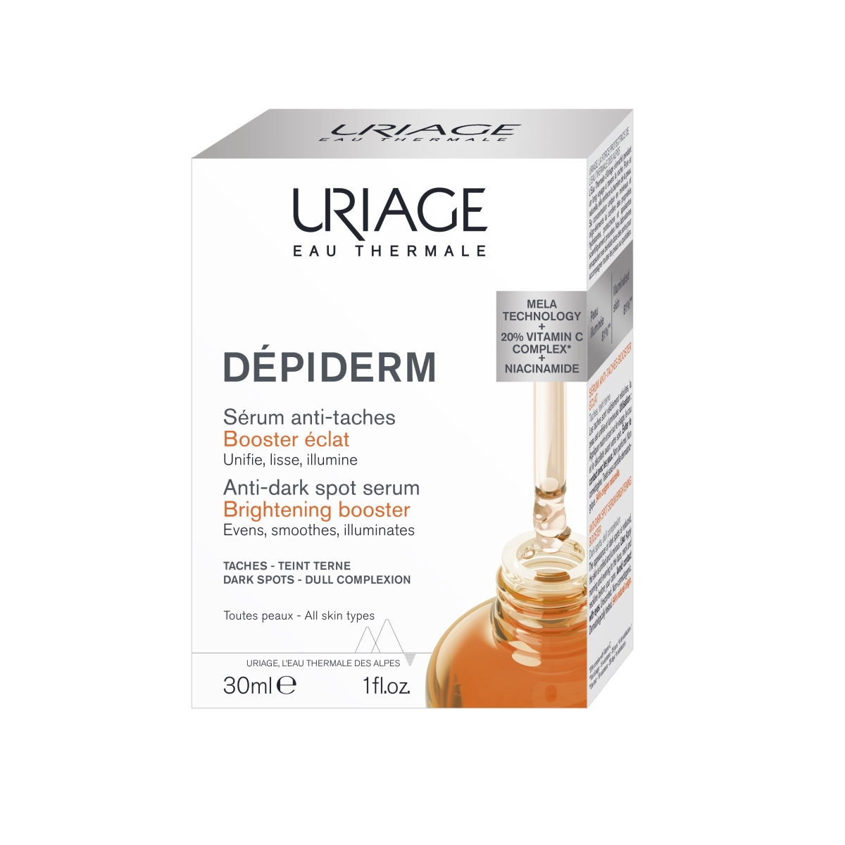 URIAGE DEPIDERM SEERUM-BOOSTER 30ML - Tootepilt