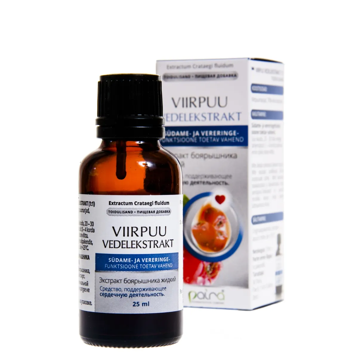 VIIRPUU VEDELEKSTRAKT (CRATAEGI EXTR. FLUIDUM) 25ML (PAIRA) - Tootepilt