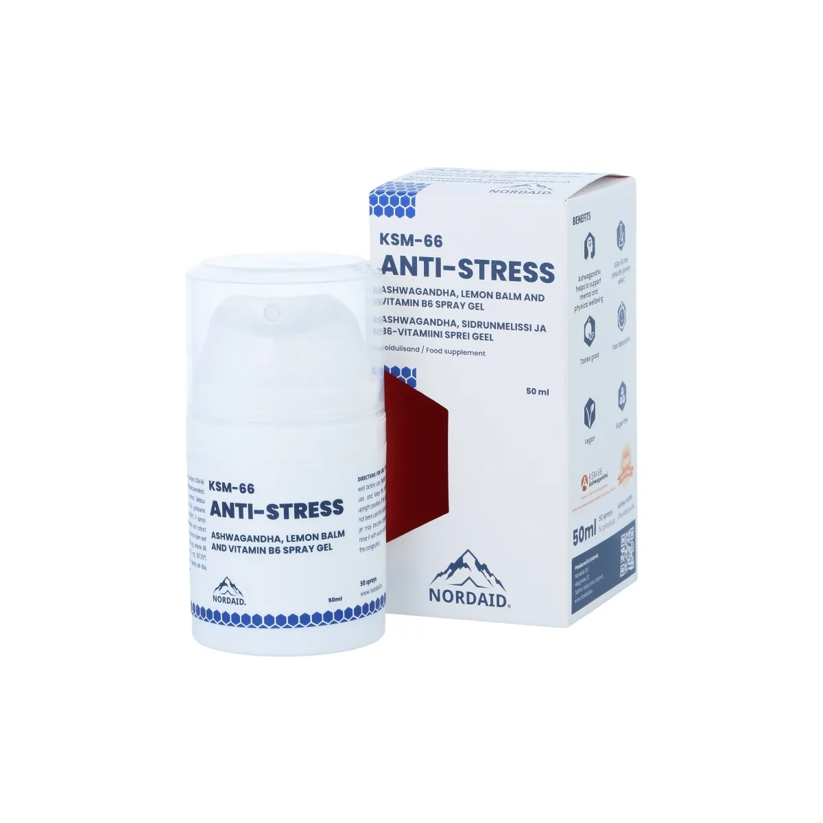 NORDAID ANTI-STRESS SPREI GEEL 50ML - Tootepilt