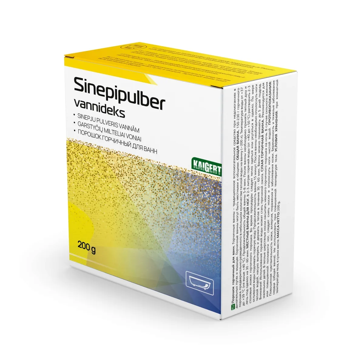 SINEPIPULBER VANNIDE JAOKS 200G - Tootepilt