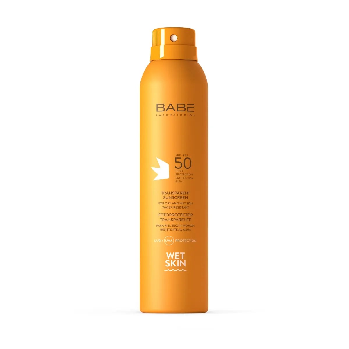 BABE PÄIKESEKAITSEAEROSOOL SPF50 VEEKINDEL 200ML - Tootepilt