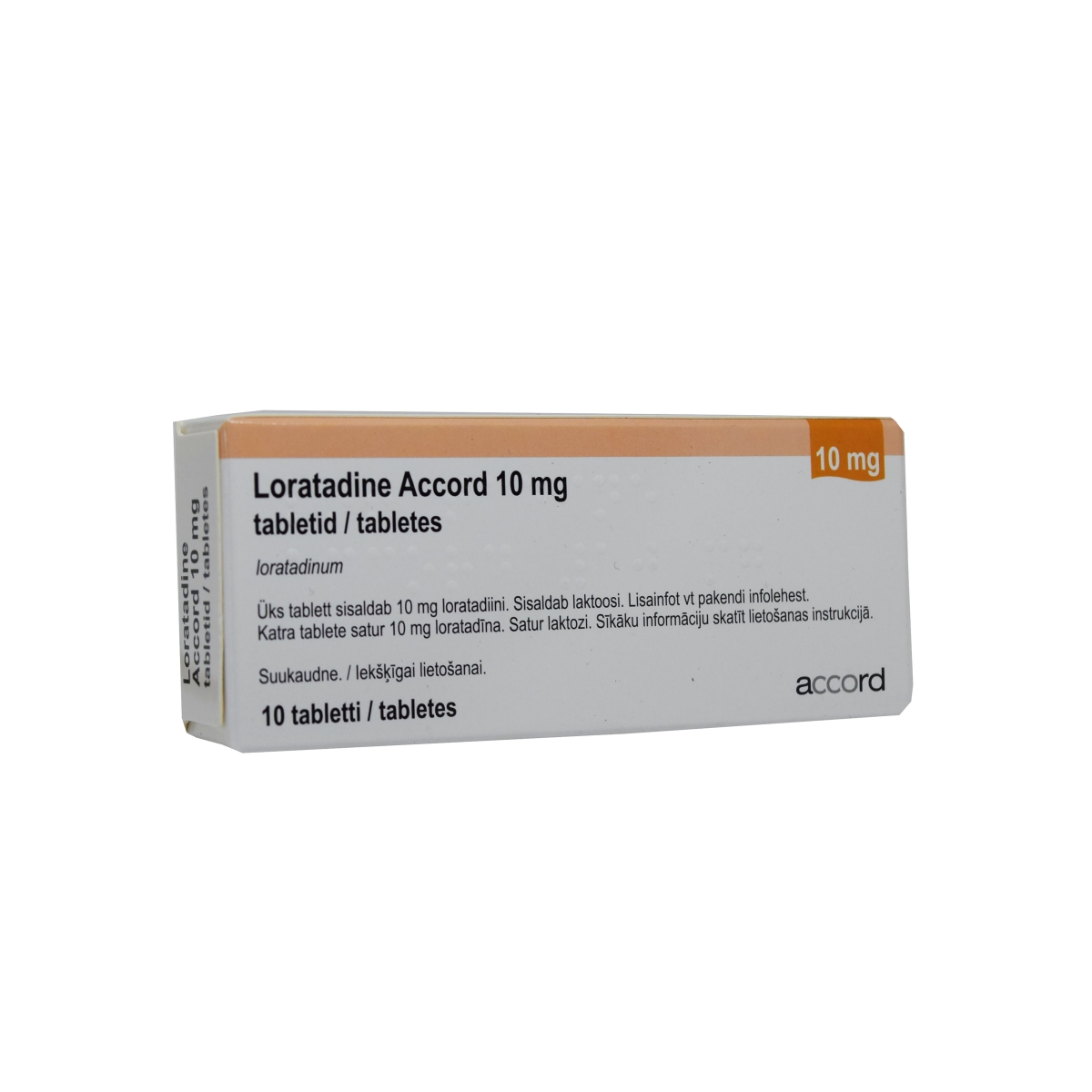 LORATADINE ACCORD TBL 10MG N10 - Tootepilt