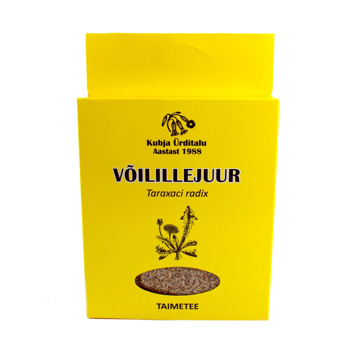 KUBJA VÕILILLEJUUR (TARAXACI RADIX)  JAHVATATUD 40G (KARP) - Tootepilt