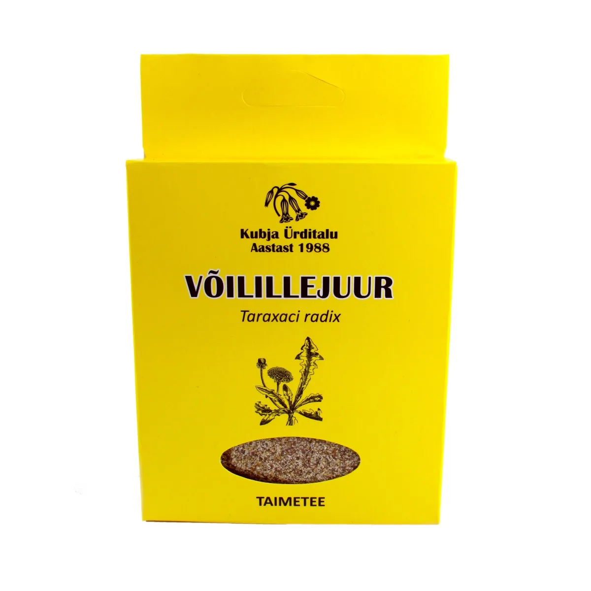 KUBJA VÕILILLEJUUR (TARAXACI RADIX)  JAHVATATUD 40G (KARP) - Tootepilt