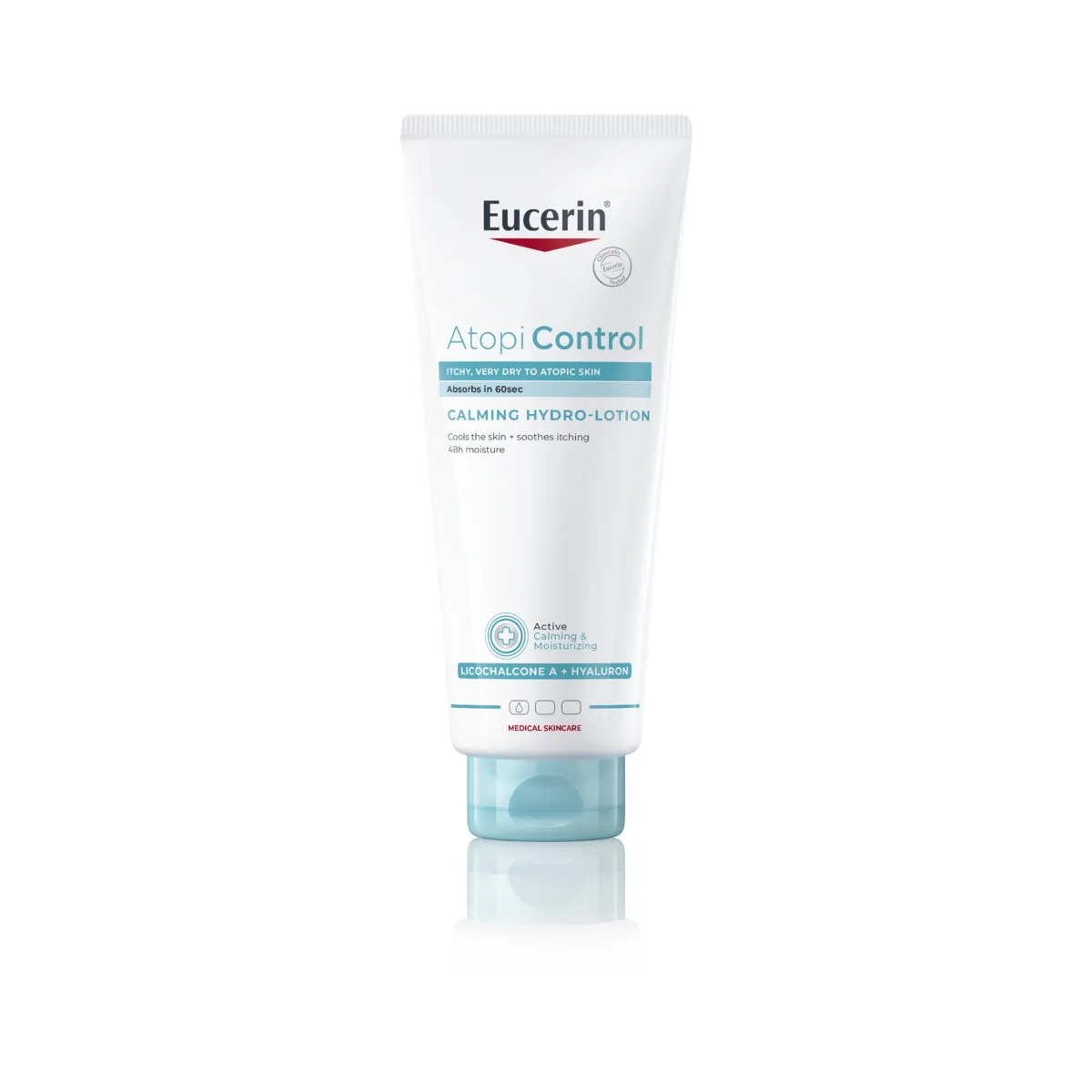 EUCERIN ATOPICONTROL EMULSIOON NÄOLE JA KEHALE RAHUSTAV 400ML - Tootepilt