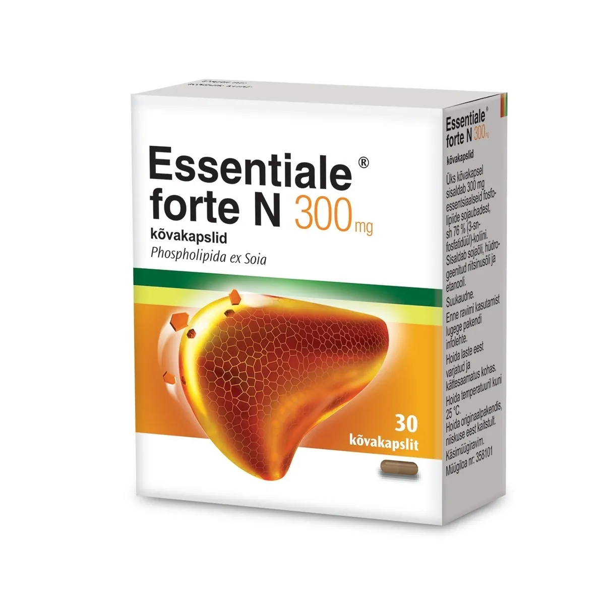 ESSENTIALE FORTE N CAPS 300MG N30 - Tootepilt 1