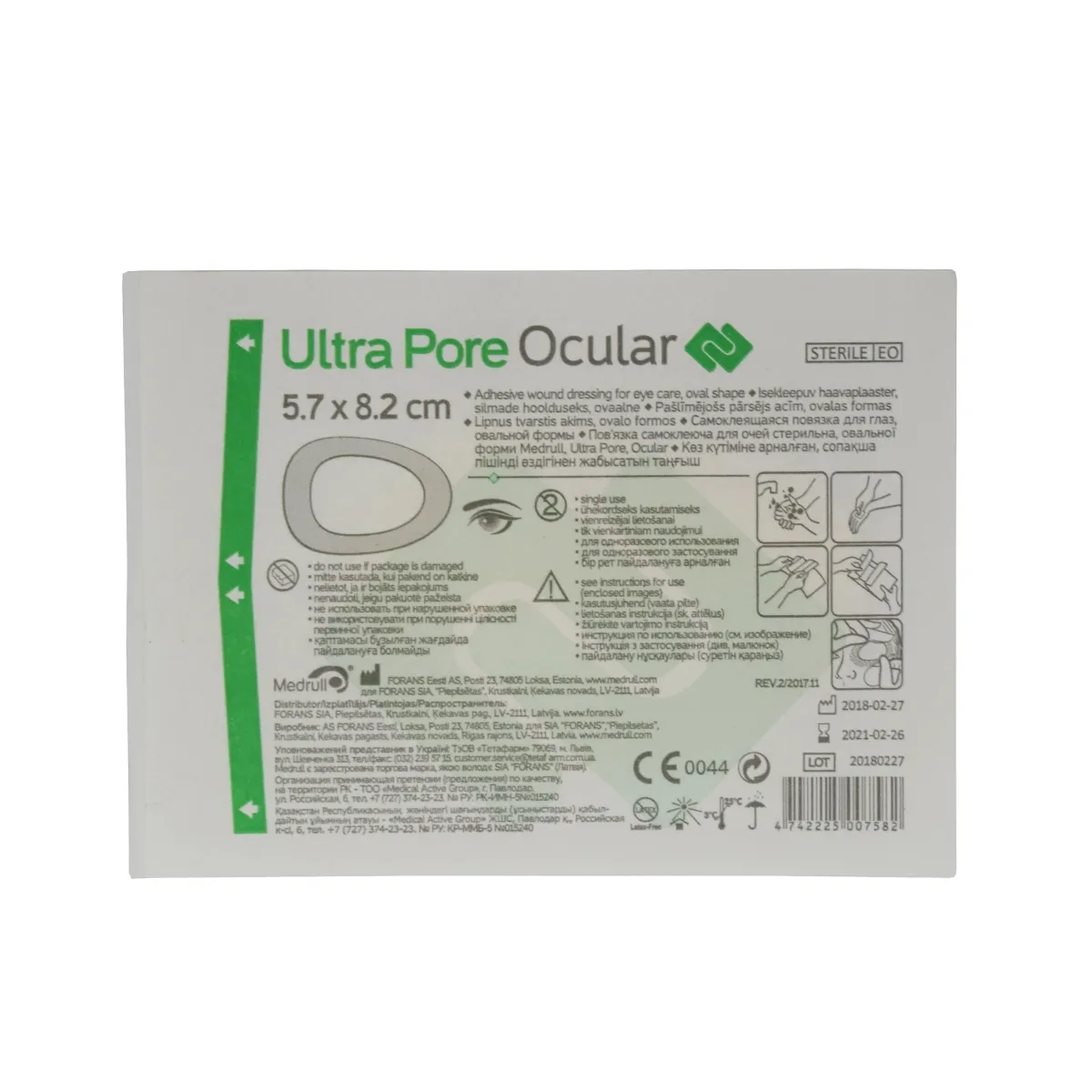 ISEKLEEPUV HAAVAPLAASTER SILMADE HOOLDUSEKS 5,7X8,2cm - Tootepilt