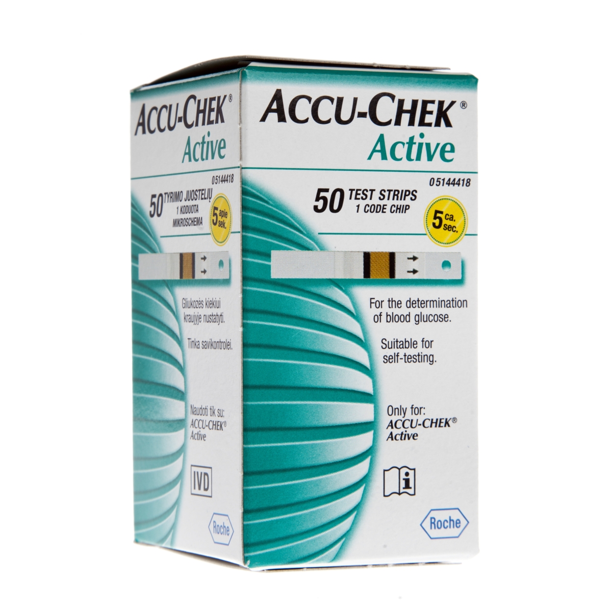ACCU-CHEK ACTIVE VERESUHKRU TESTRIBAD N50 - Tootepilt