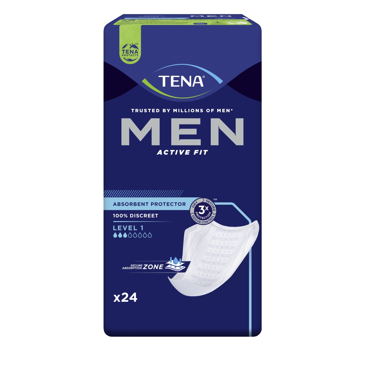 TENA MEN ACTIVE FIT L1 N24 - Tootepilt