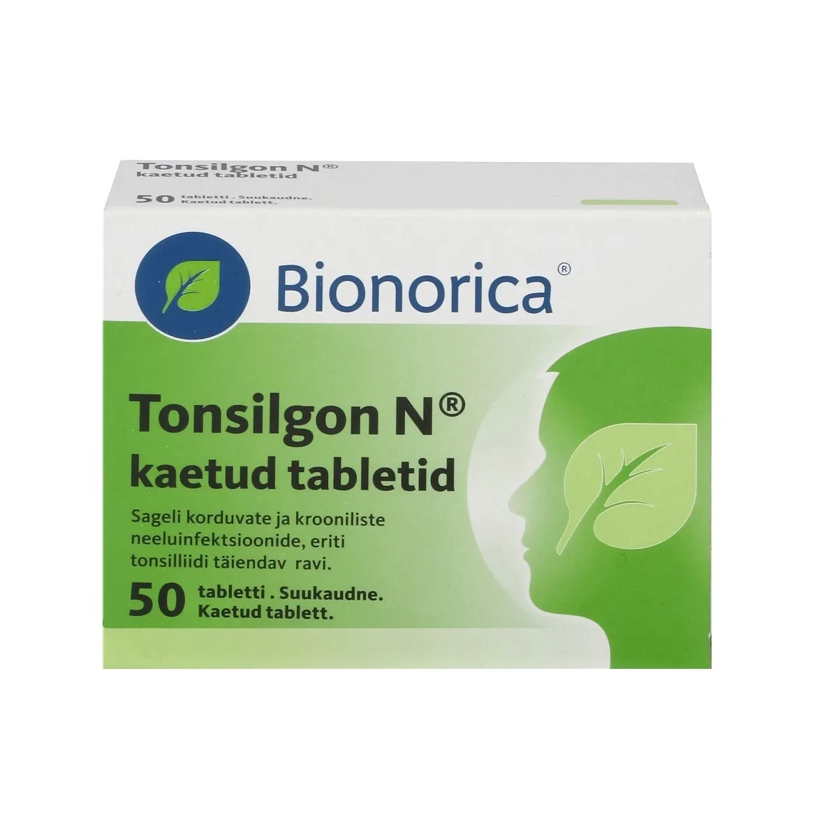 TONSILGON N KAETUD TBL N50 - Tootepilt