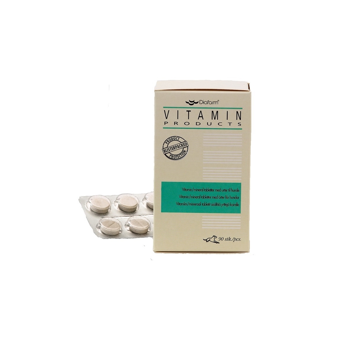 Diafarm Herbal toidulisand koertele N90 - Tootepilt