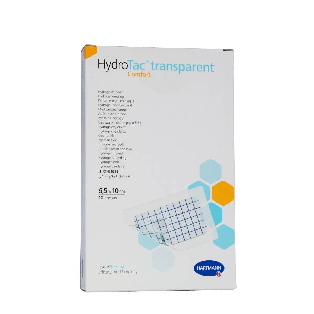 HYDROTAC TRANSPARENT COMFORT HAAVASIDE 6,5X10CM N10 - Tootepilt