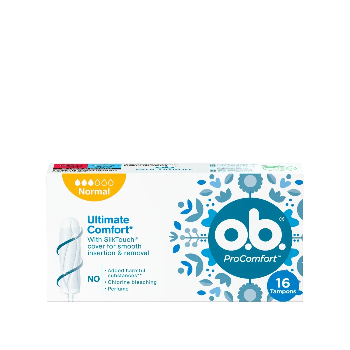 O.B. HÜG TAMPOONID PROCOMFORT NORMAL N16 - Tootepilt