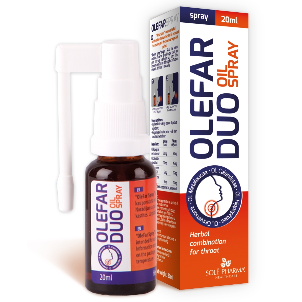 OLEFAR DUO KURGUPIHUSTI 20ML - Tootepilt 1
