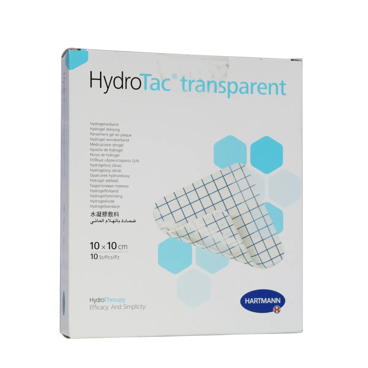 HYDROTAC TRANSPARENT HAAVASIDE 10X10CM N10 - Tootepilt