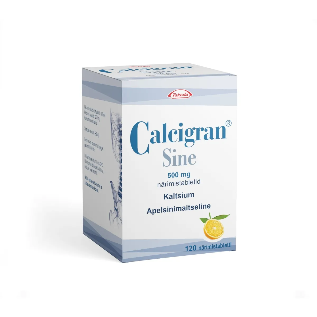 CALCIGRAN SINE NÄRIMISTBL 1250MG N120 - Tootepilt