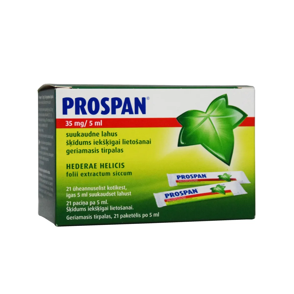 PROSPAN SUUKAUDNE LAHUS 7MG/ML 5ML N21 - Tootepilt