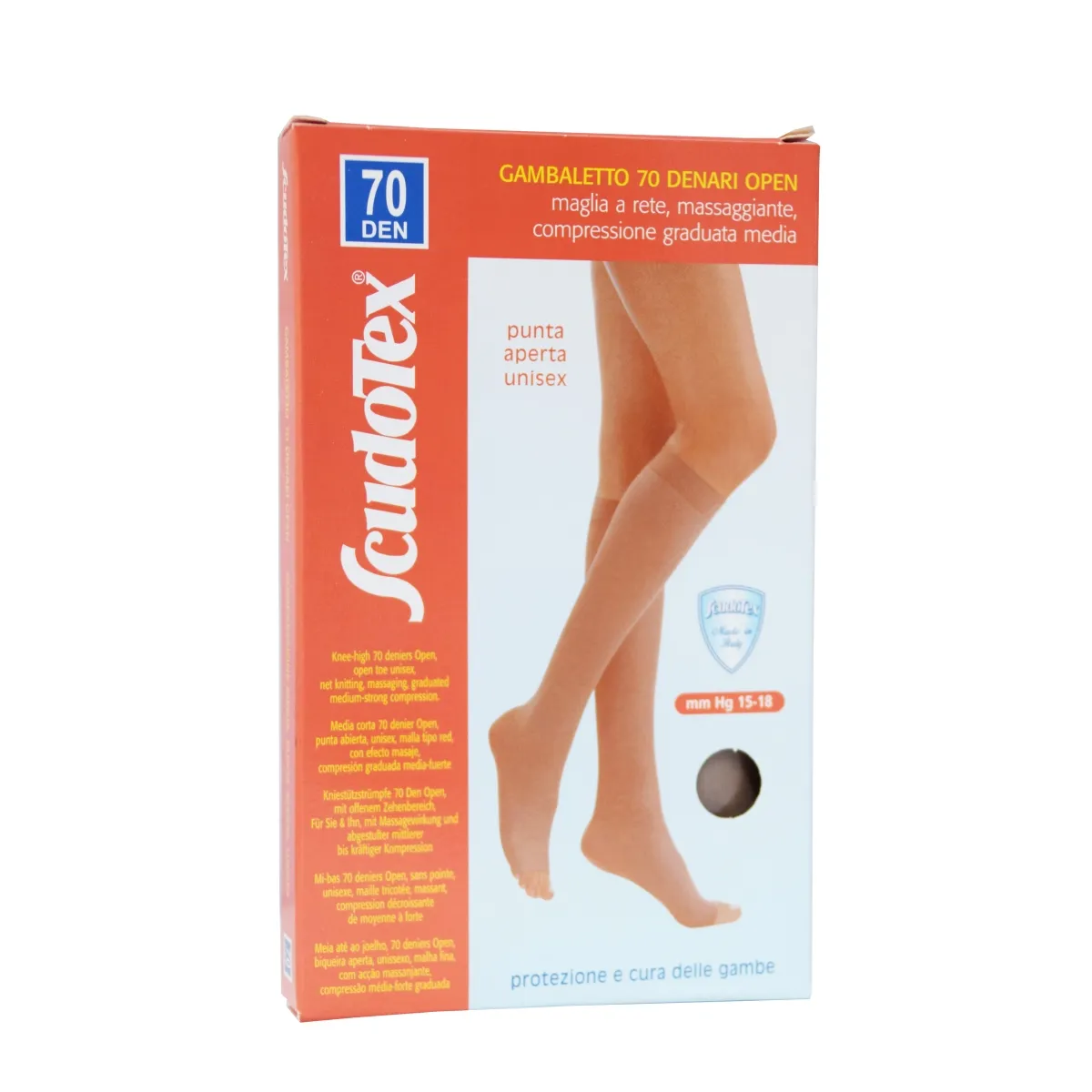 SCUDOTEX PÕLVIKUD AVATUD VARBAOSA 70DEN T4 NATURE - Tootepilt