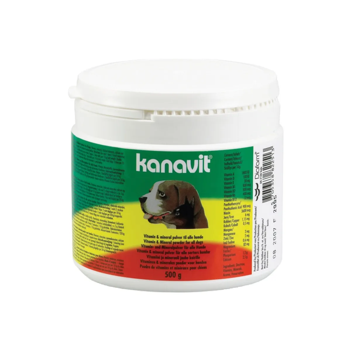 DIAFARM VIT/MIN KANAVIT PLV 500G - Tootepilt