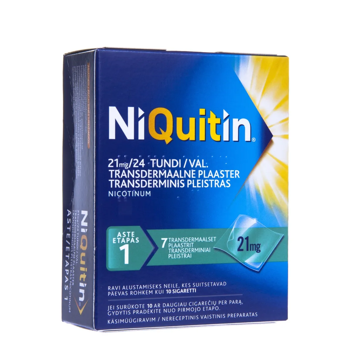 NIQUITIN TDP 21MG/24H N7 - Tootepilt