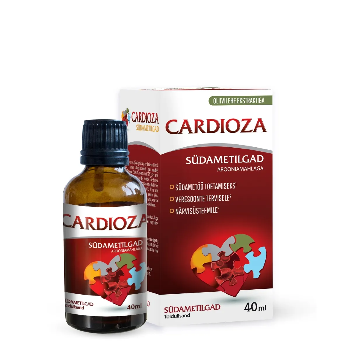 CARDIOZA SÜDAMETILGAD 40ML - Tootepilt