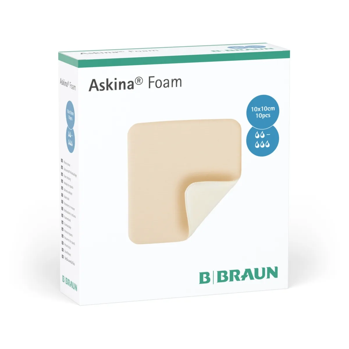 ASKINA FOAM HAAVASIDE 10X10CM N10 - Tootepilt