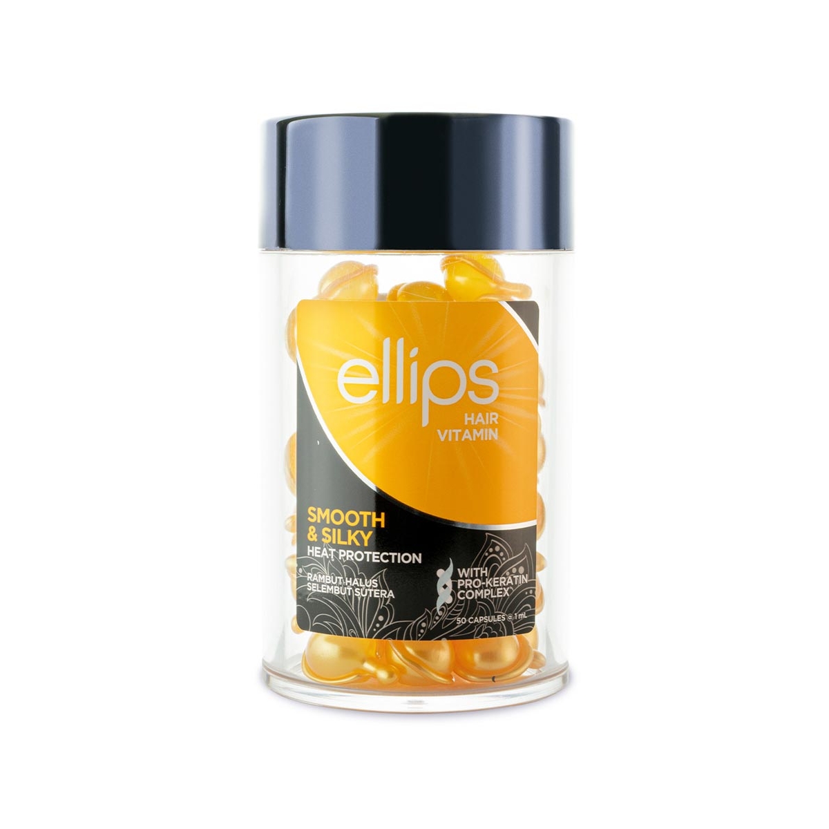 ELLIPS SMOOTH&SILKY JUUSKEVITAMIINID PEALEMÄÄRITAVAD 1ML N50 - Tootepilt 1