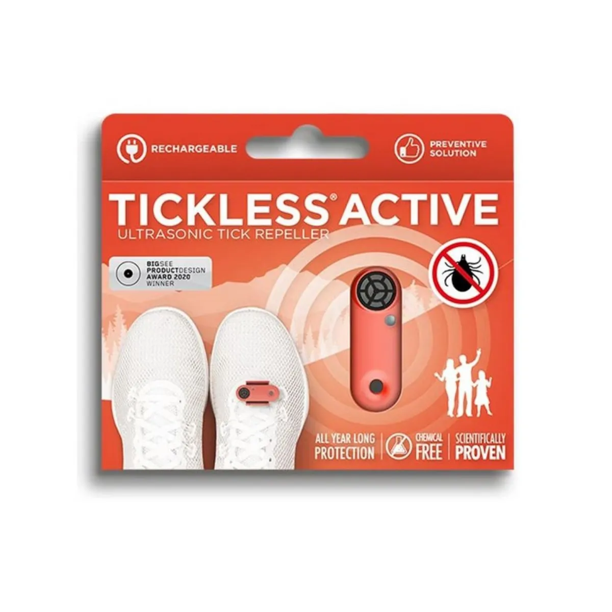 TICKLESS PUUGIPELETAJA ACTIVE KORALL (USB) - Tootepilt
