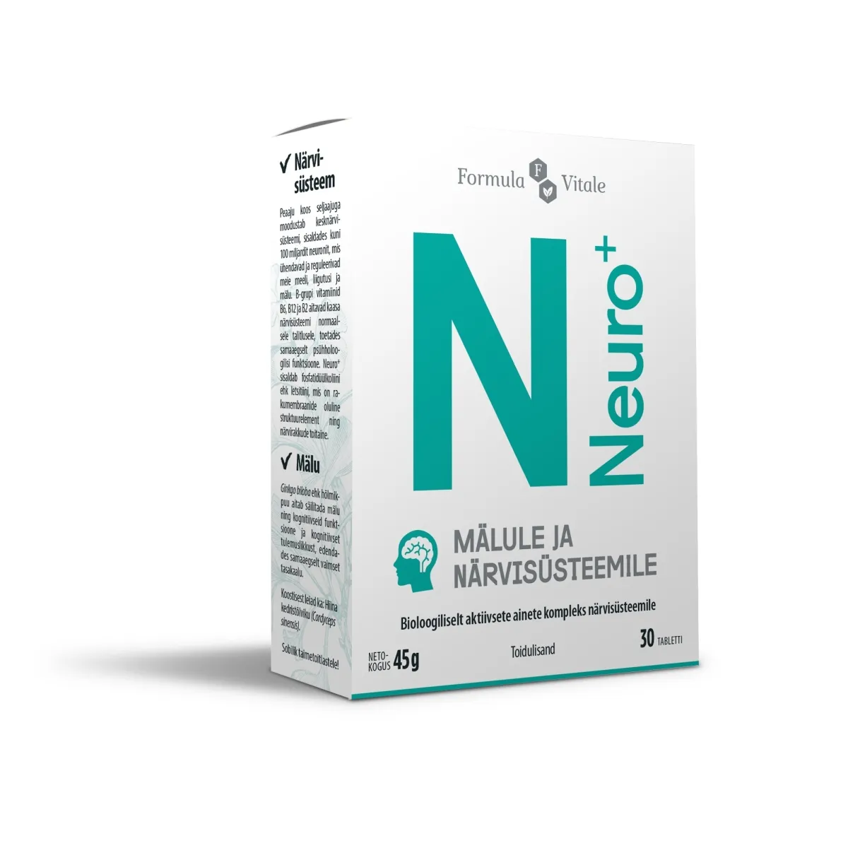 FORMULA VITALE NEURO+ TBL N30 - Tootepilt