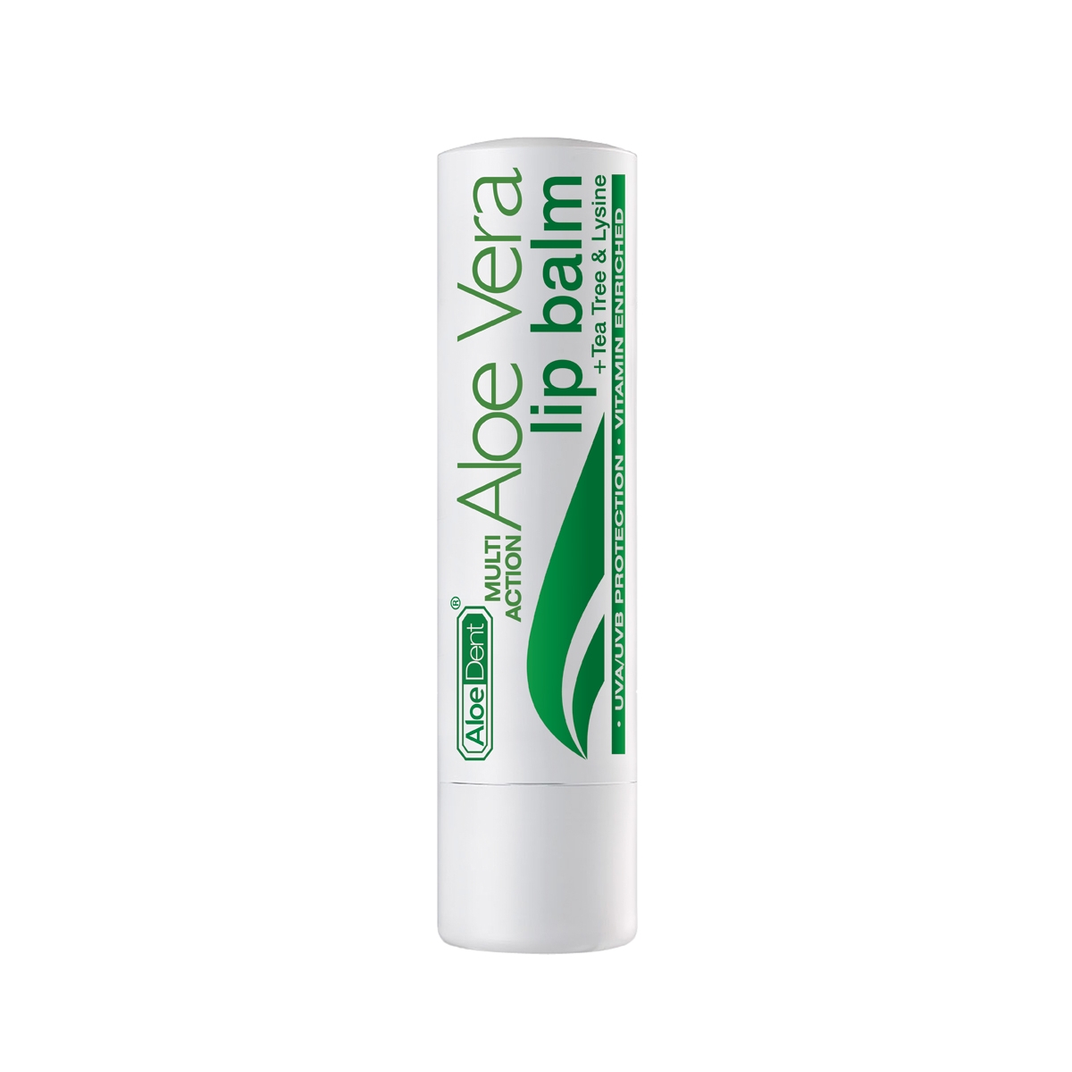 ALOE VERA HUULEPALSAM TEEPUUÕLI- JA LÜSIINIGA 4G - Tootepilt