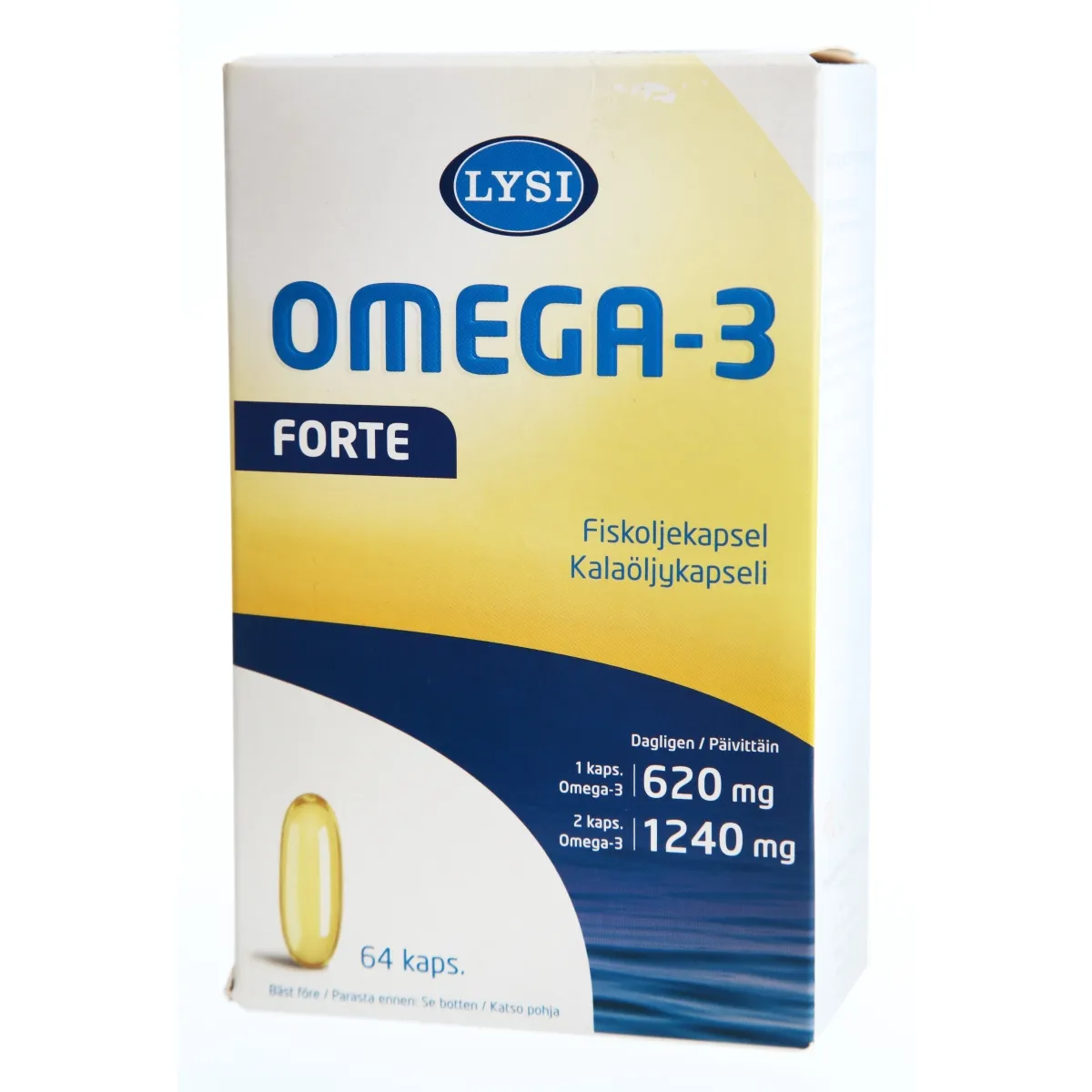 LYSI OMEGA-3 FORTE KAPSLID N64 (90G) - Tootepilt