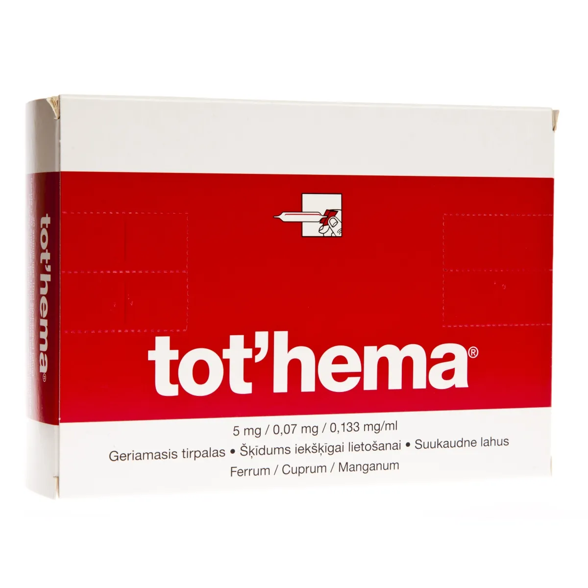 TOT'HEMA SUUKAUDNE LAHUS 5MG+0,07MG+0,133MG/ML 10ML N20 - Tootepilt