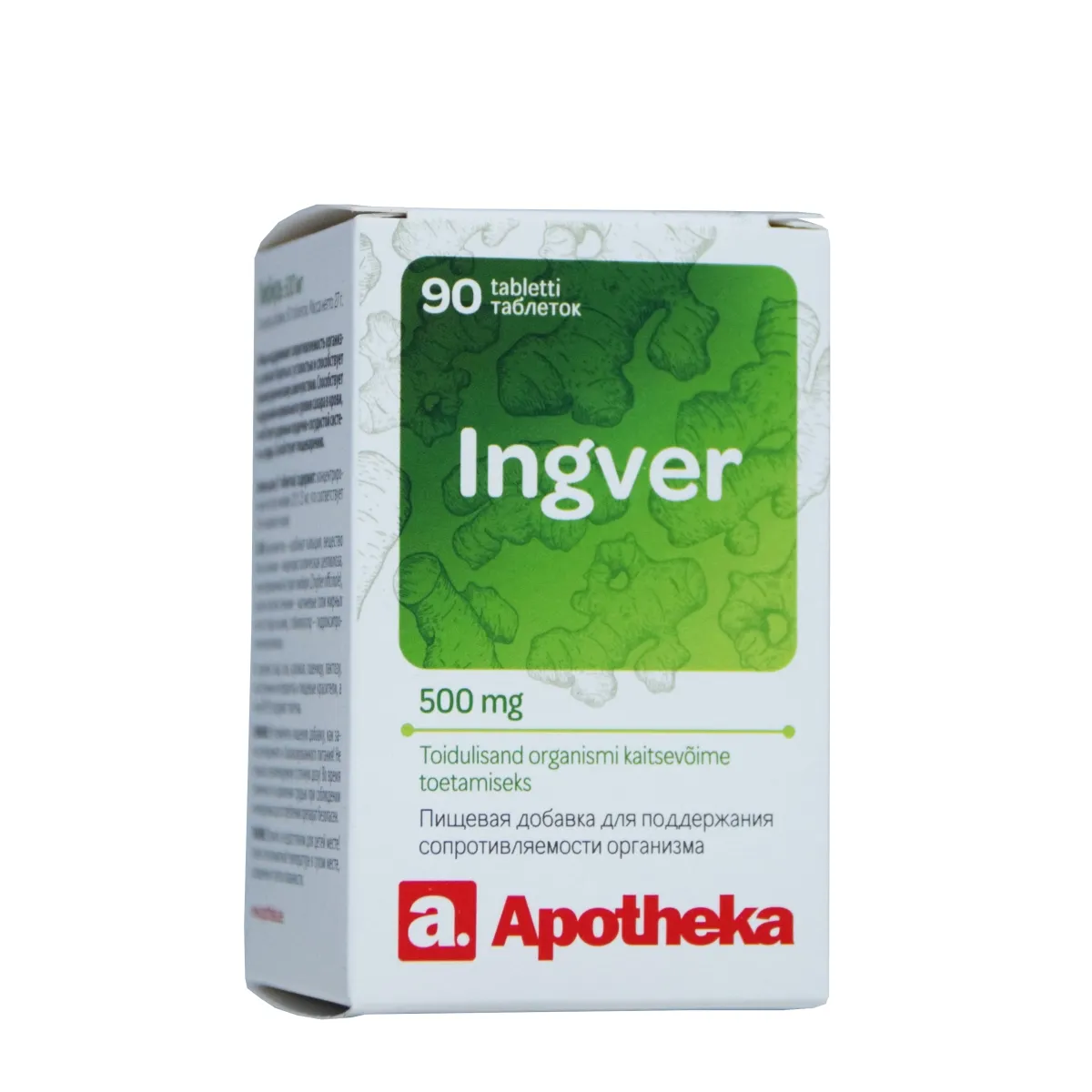 A. INGVER TBL 500MG N90 - Tootepilt 1