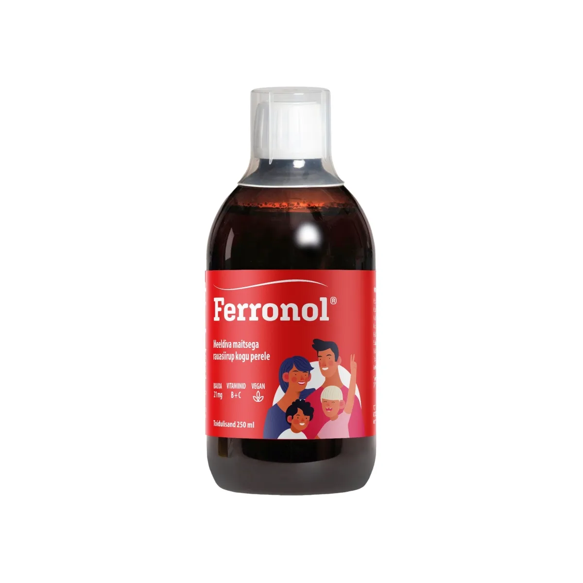 FERRONOL RAUASIIRUP 250ML - Tootepilt