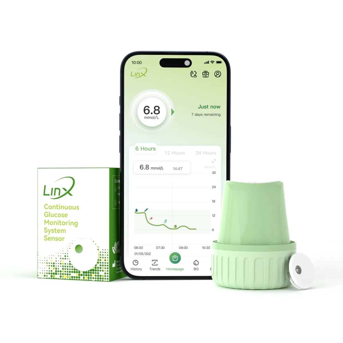 LINX PIDEVA GLÜKOOSIMONITOORINGU SÜSTEEMI SENSOR N1 - Tootepilt