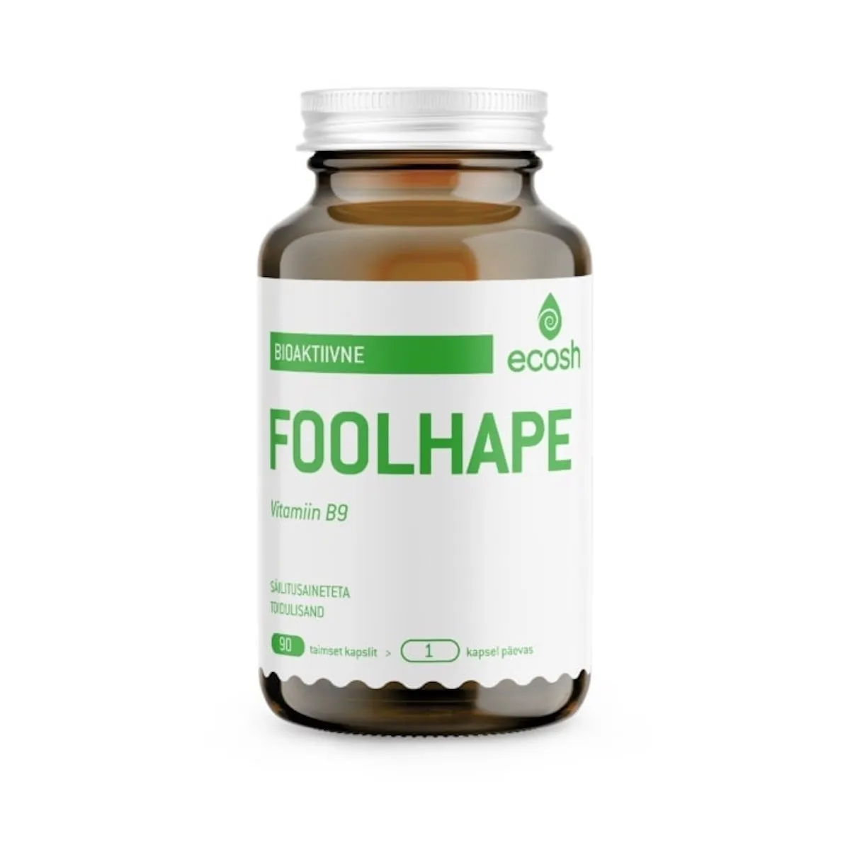 ECOSH BIOAKTIIVNE FOOLHAPE CAPS 400MCG N90 - Tootepilt